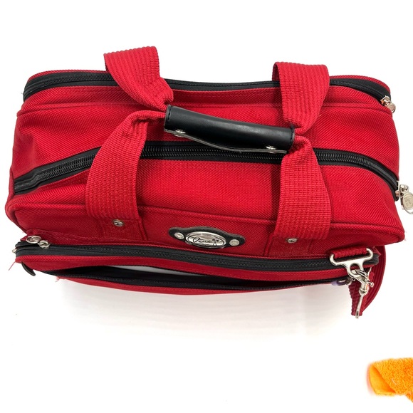 Ricardo Beverly Hills Large Red Weekend Duffle - Picture 6 of 13